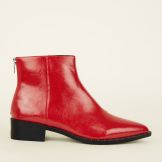 red-patent-stud-trim-pointed-ankle-boots